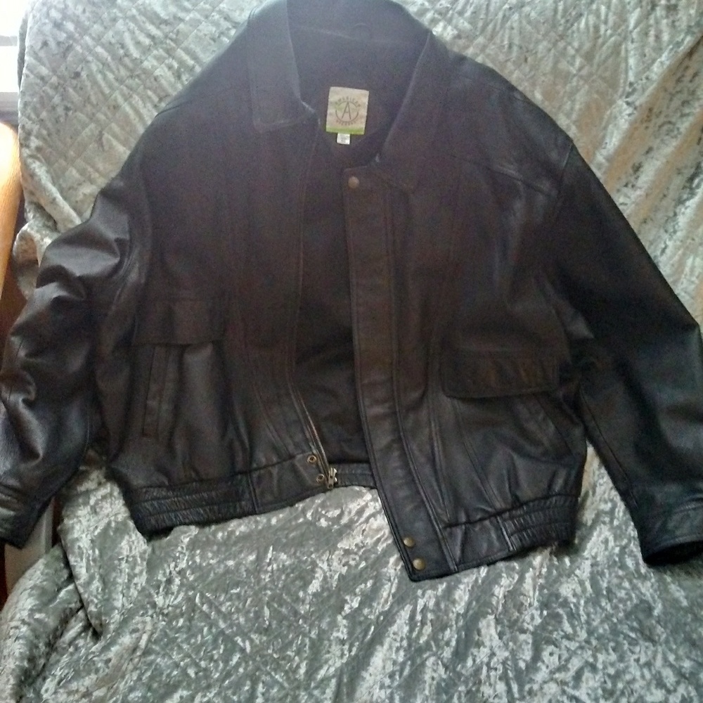 Leather jacket